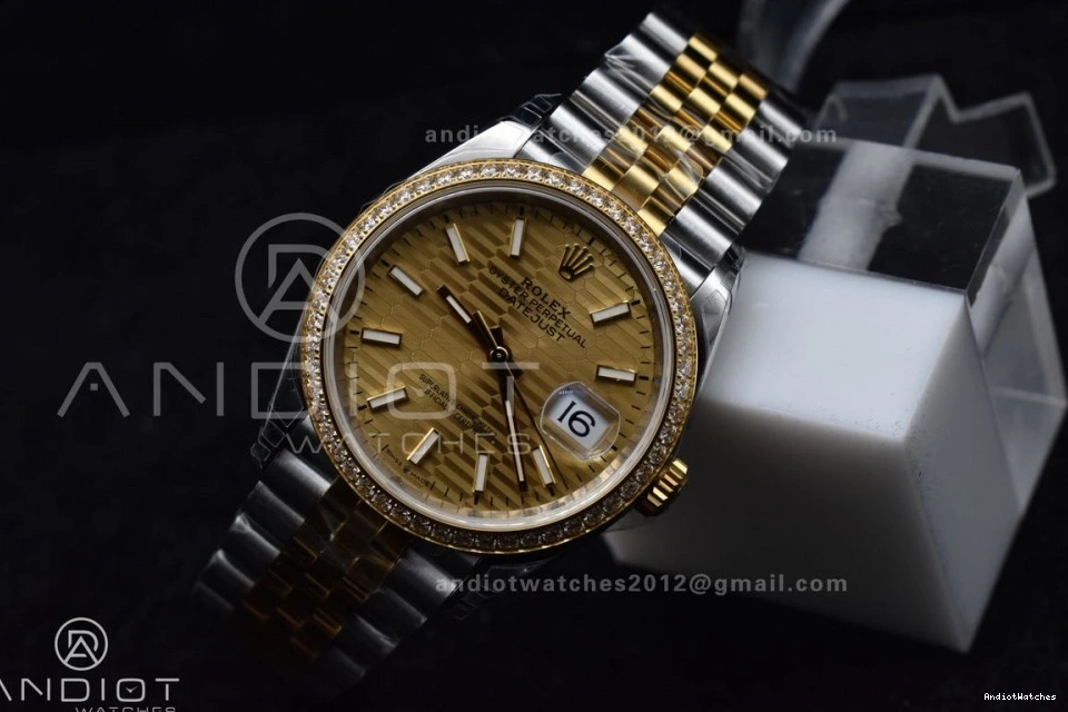 Steel 36 904L YG SS Best Bracelet Jubilee FashionForward on DateJust 126283rbr VS 1:1 Textured Dial 575 Edition VSF 0313